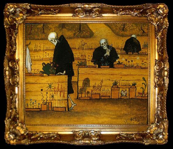 framed  Hugo Simberg The Garden of Death, ta009-2